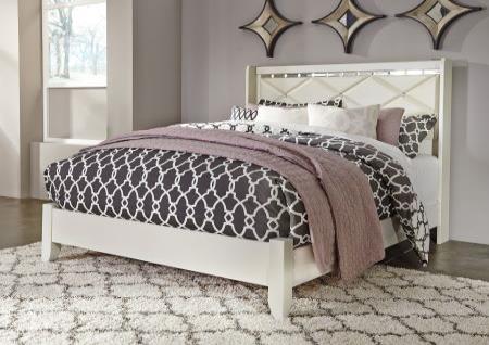 DREANUR CHAMPAGNE QUEEN BED