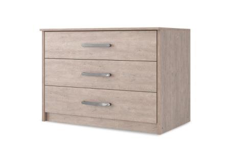 CASUAL GRAY 3 DRAWER CHEST