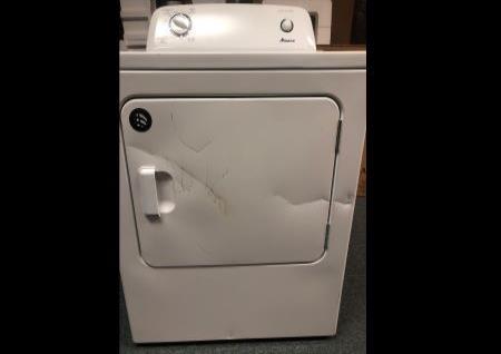 6.5CF DRYER - HEAVY SCRATCHES ON FRONT OF DRYER                                                                                                  TOTAL COST = $479.66                                                          COST OF LEASING = $179.69