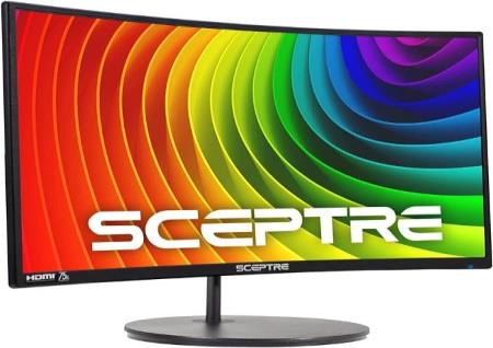 27" CURVED MONITOR WITH BUILT IN SPEAKERS