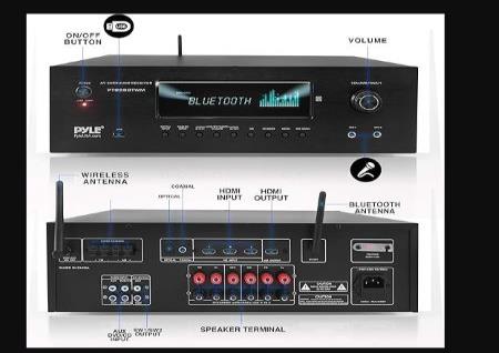 Technical Pro RX38UR 1000W Pro Receiver with USB & SD Card Inputs