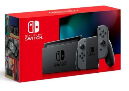 NINTENDO SWITCH WITH CHOICE OF GAME - GREY