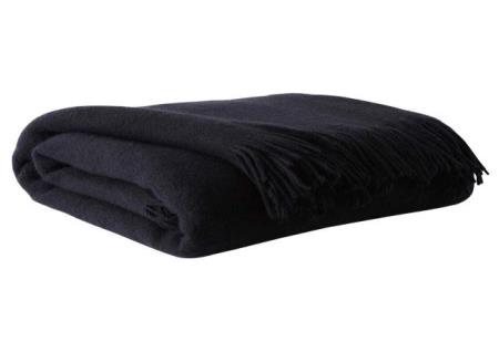 BLACK THROW