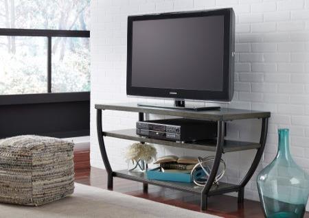 GRAYISH BROWN TV STAND