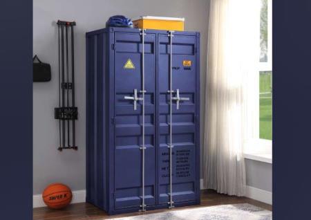 METAL BLUE CARGO WARDROBE